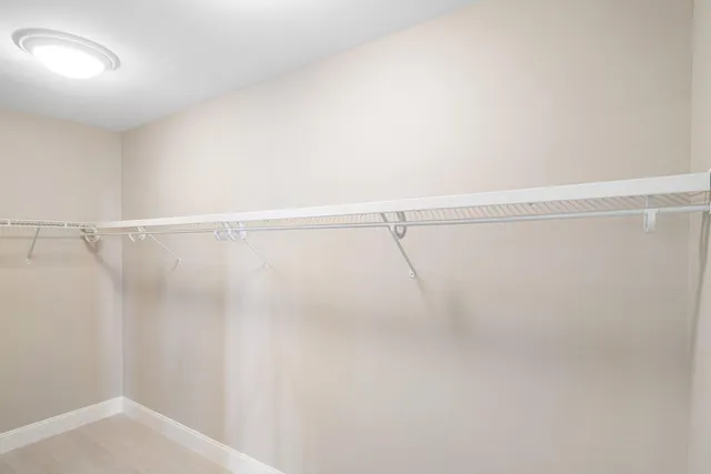 a view of a lake with a city