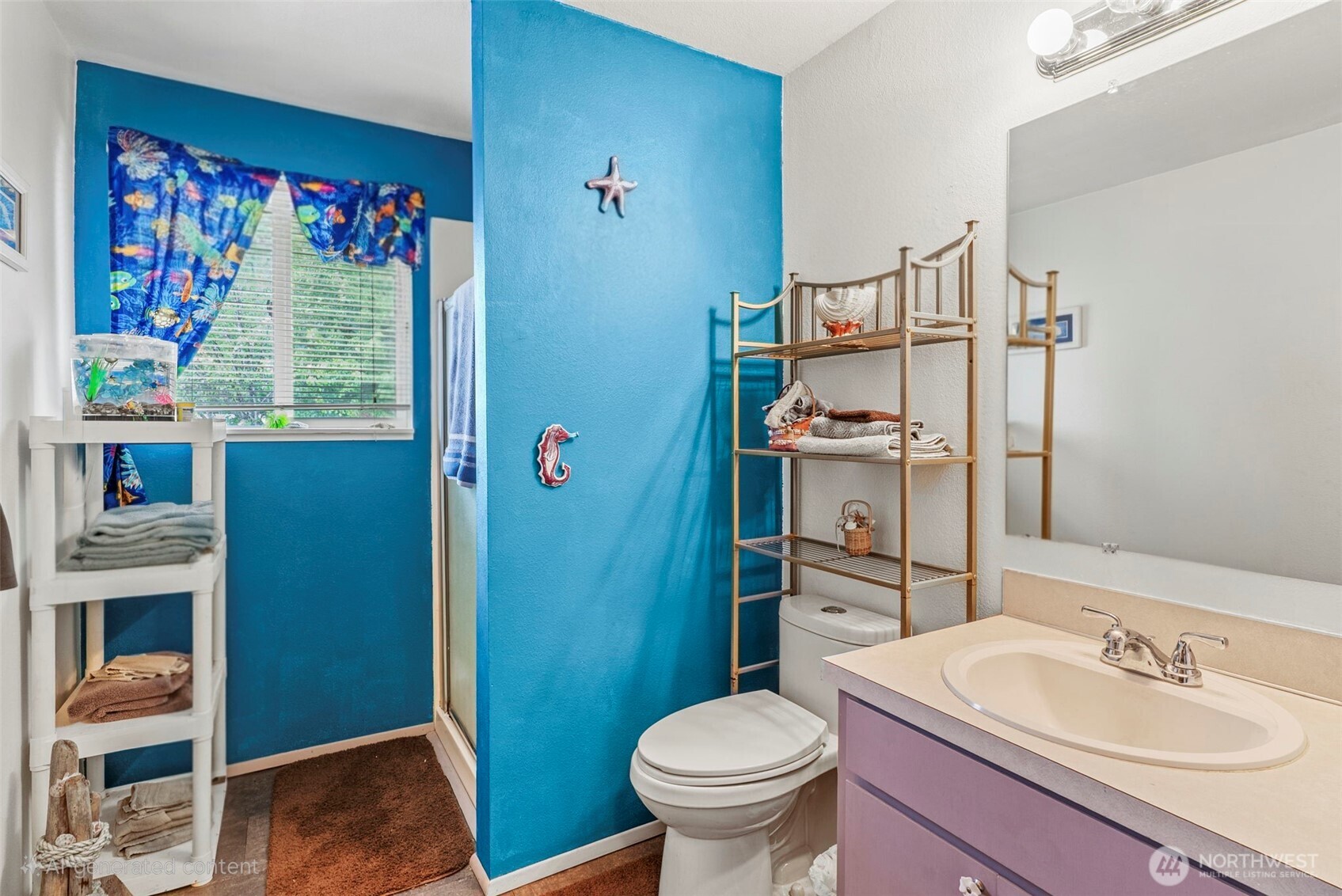 114 Mason Road Silverlake, WA 98645 - Photo 13 of 29 a bathroom with a sink a toilet and shower