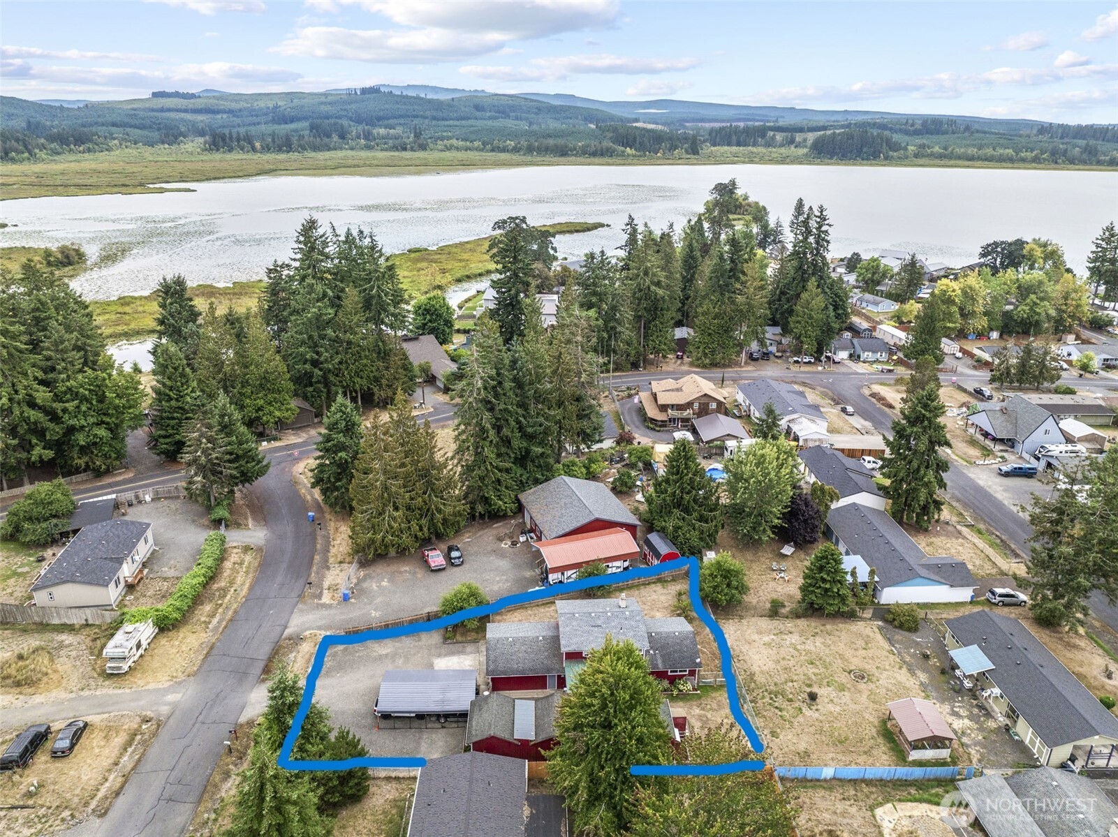 114 Mason Road Silverlake, WA 98645 - Photo 25 of 29 a view of lake and mountain