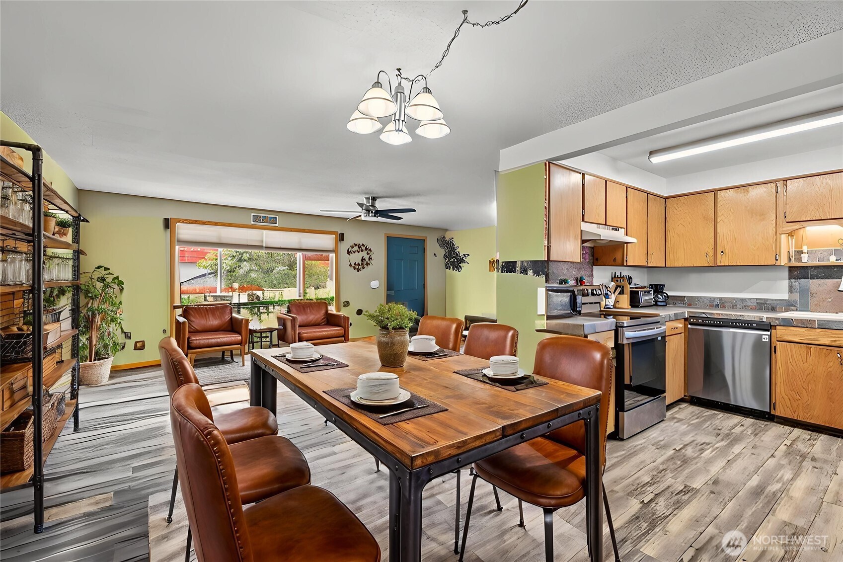 114 Mason Road Silverlake, WA 98645 - Photo 6 of 29 a view of a dining room with furniture window and wooden floor