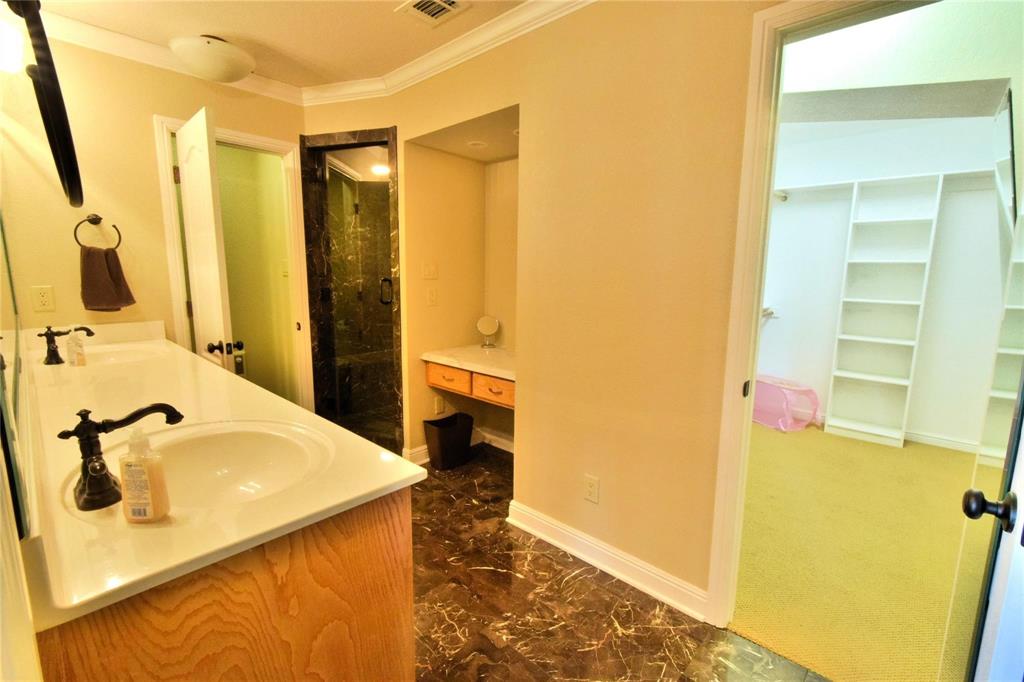 108 Barham Lane Bridgeport, TX 76426 - Photo 21 of 30 a bathroom with a sink and a mirror