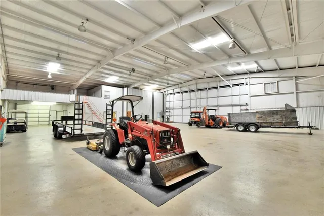 a view of car garage