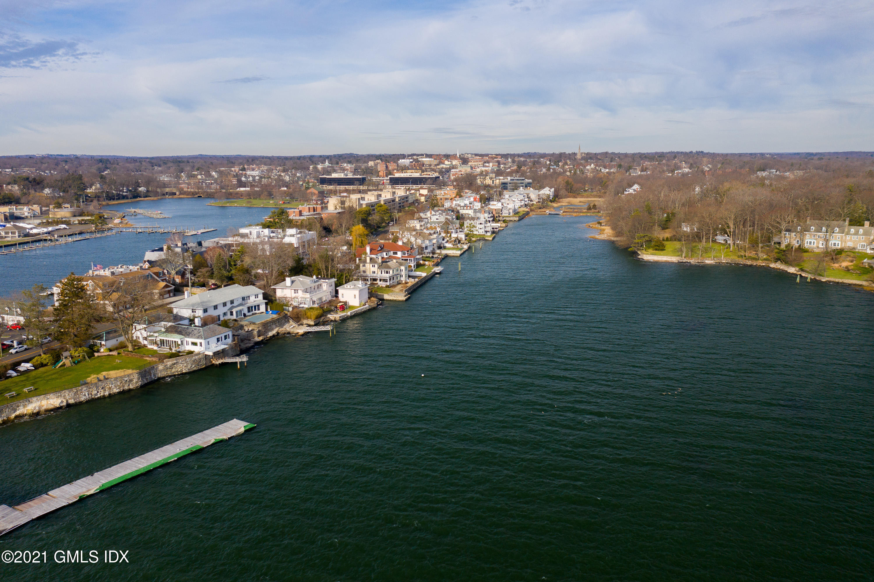623 Steamboat Road, Unit A Greenwich, CT 06830 - Photo 43 of 43 an aerial view of a houses with outdoor space