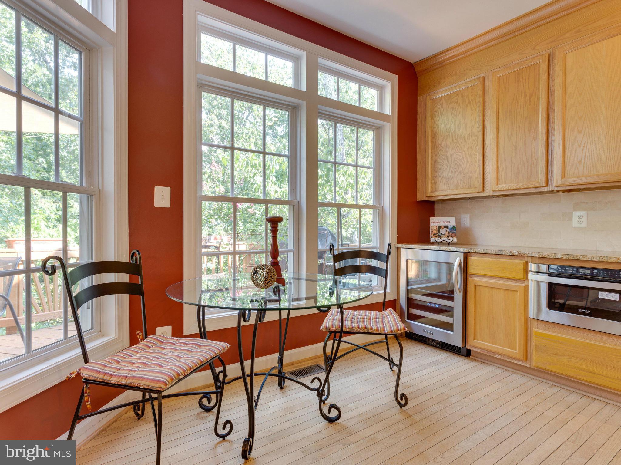 6667 Debra Lu Way Springfield, VA 22150 - Photo 10 of 30 Breakfast Area Surrounded by Green