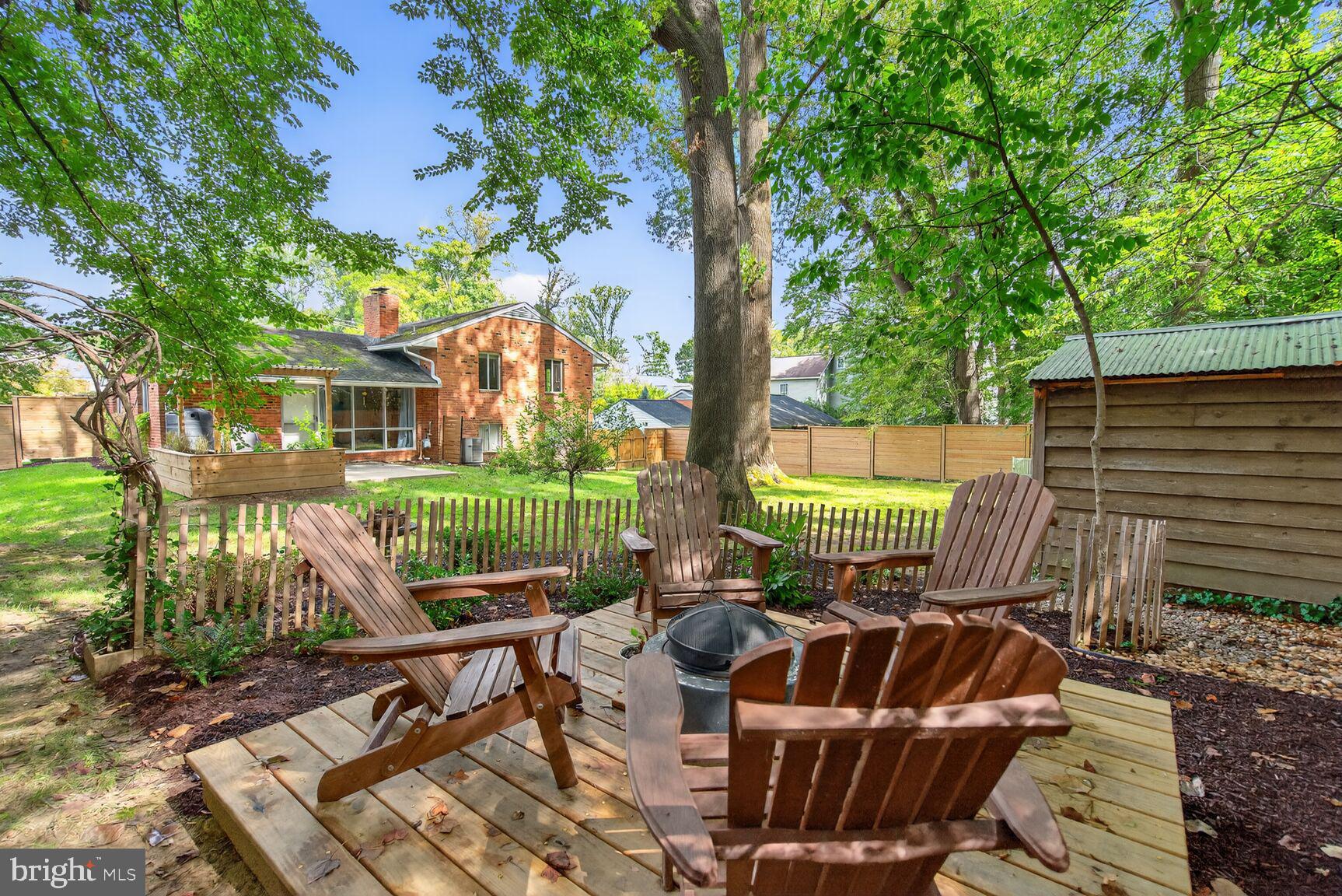 7319 Leesville Boulevard Springfield, VA 22151 - Photo 4 of 18 a view of an chairs and table in patio