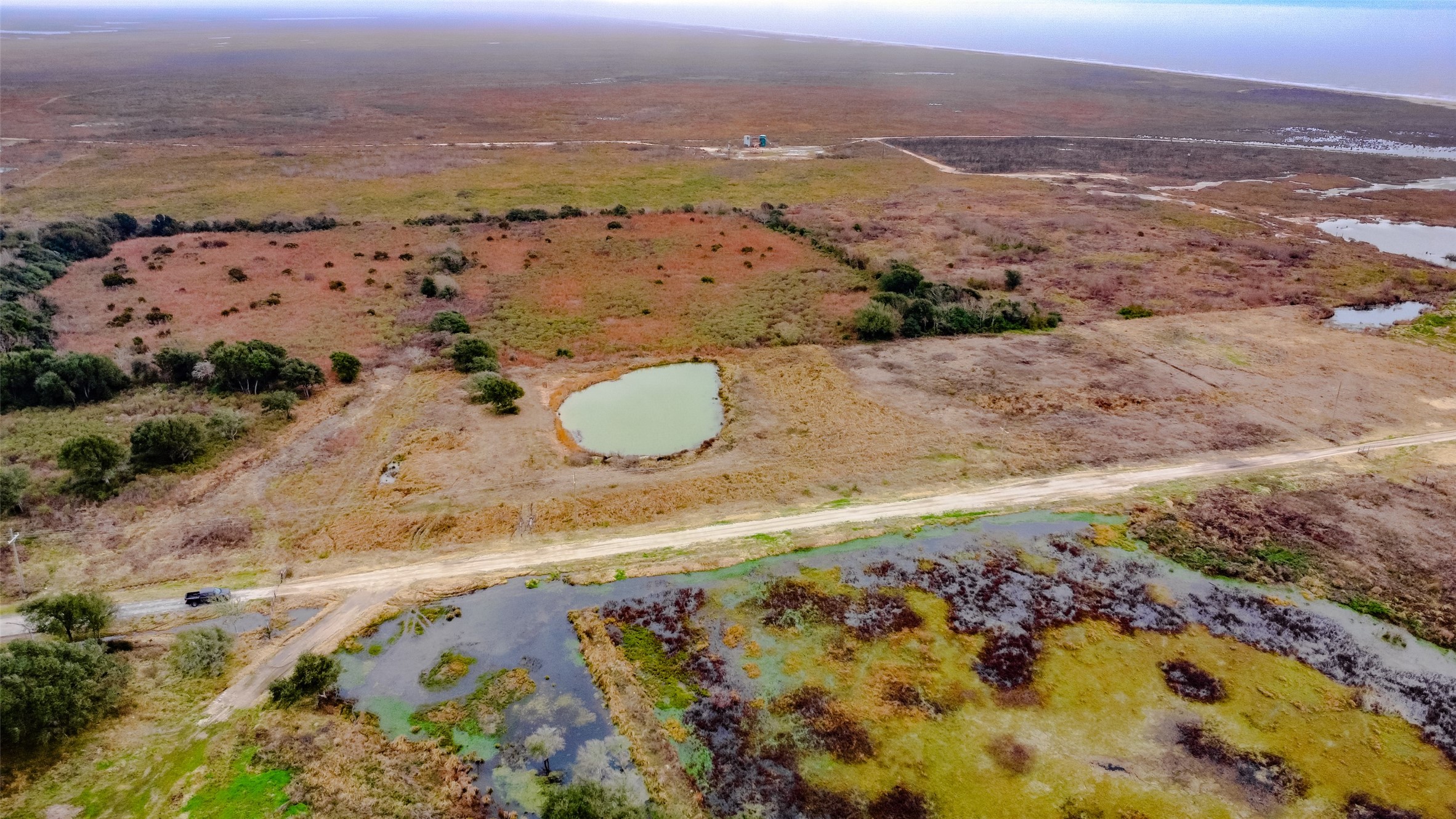 1192 East Mexico Road Port Bolivar, TX 77650 - Photo 11 of 15 an aerial view of beach and ocean