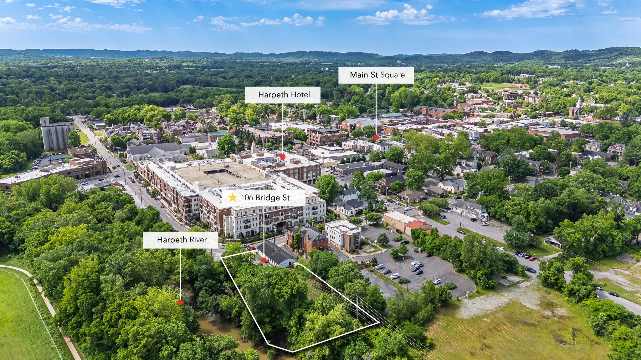 106 Bridge Street Franklin, TN 37064 - Photo 5 of 16 a view of a city