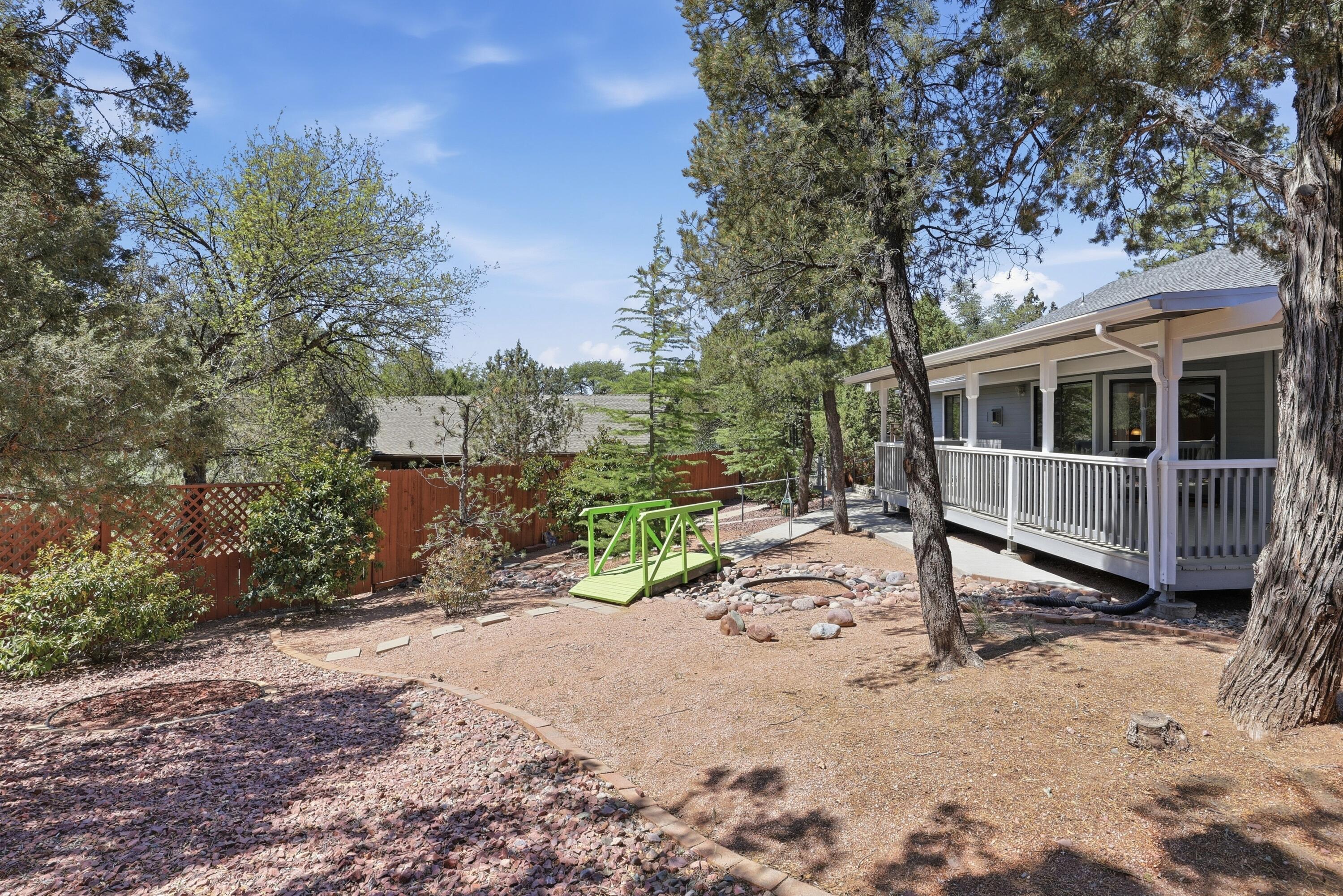 910 West Wagon Trail Payson, AZ 85541 - Photo 28 of 35 a view of a house with a yard covered in snow