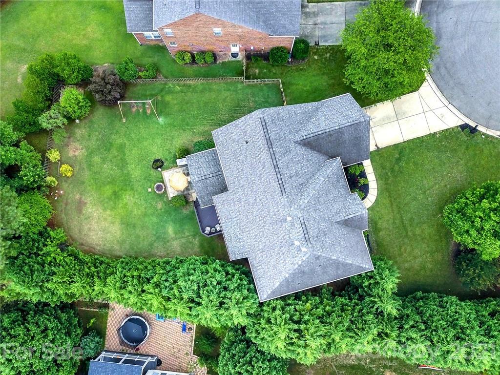 635 Panthers Way Fort Mill, SC 29708 - Photo 45 of 47 an aerial view of a house with garden space and street view