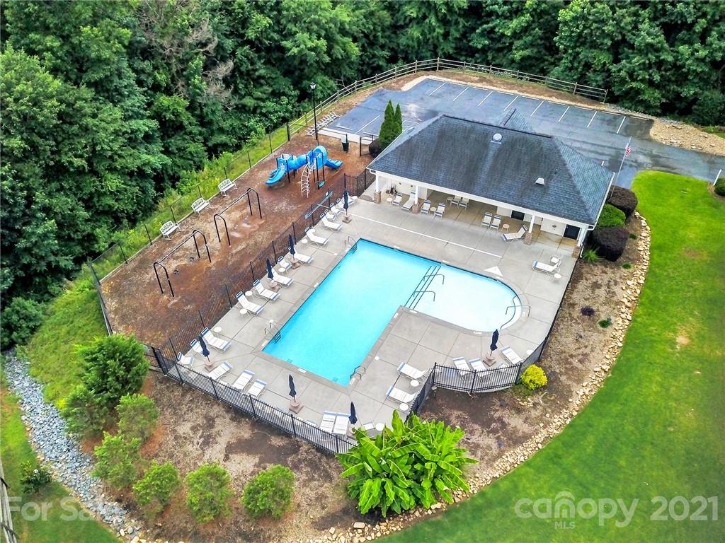 635 Panthers Way Fort Mill, SC 29708 - Photo 46 of 47 an aerial view of a house with a yard and lake view