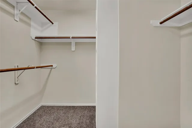 a view of walk in closet