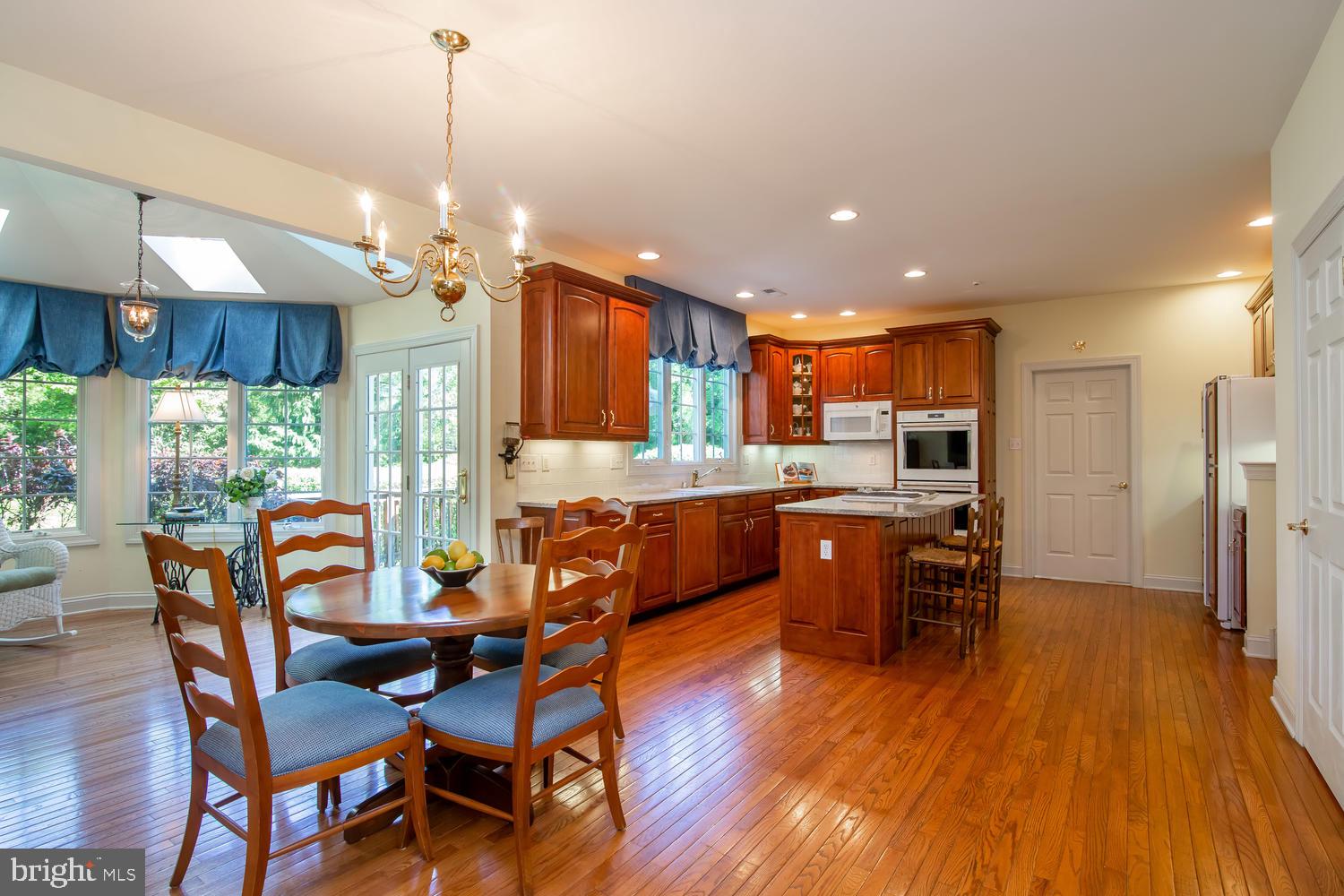 Kitchen with hardwood floors