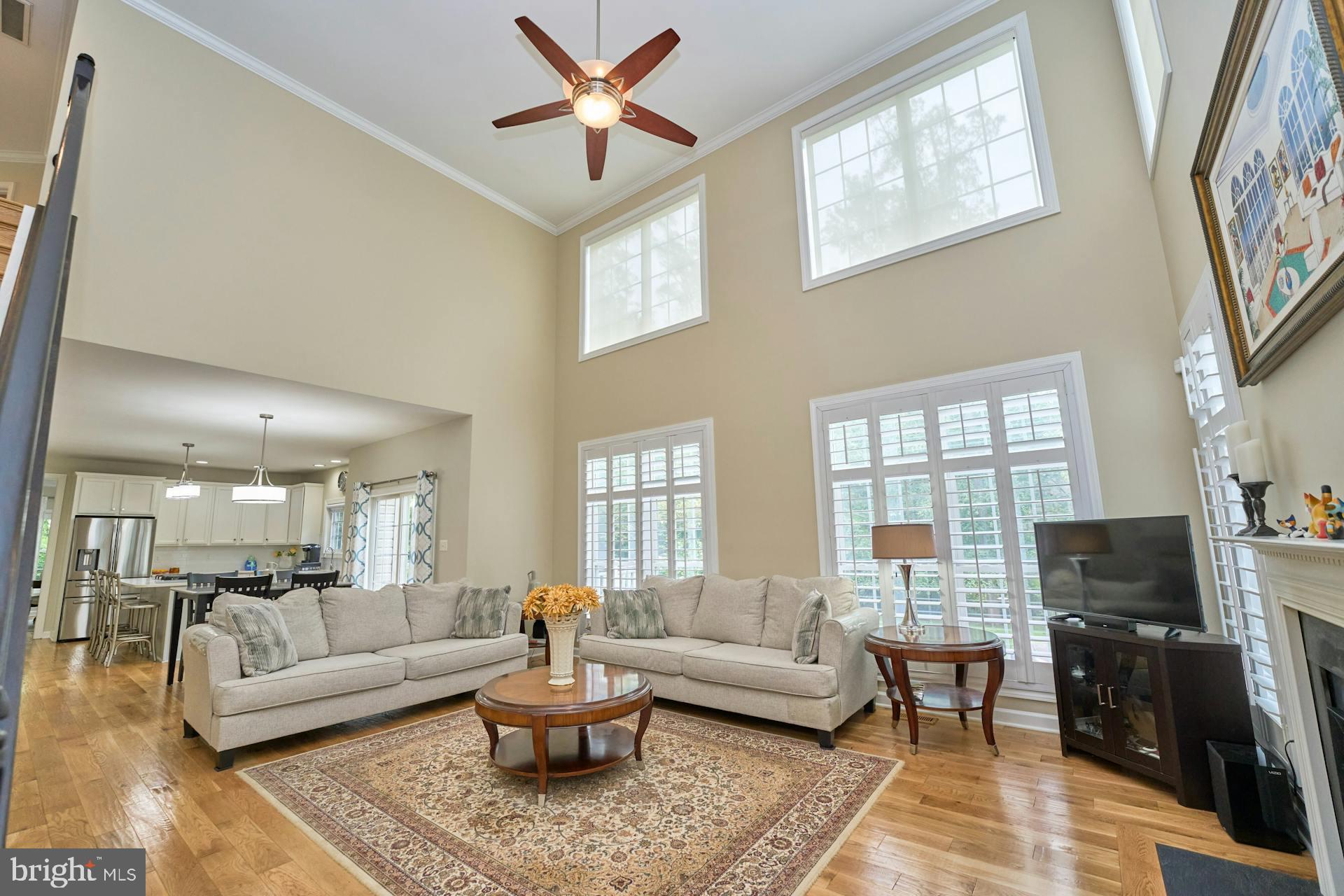 413 Adahi Road Southeast Vienna, VA 22180 - Photo 18 of 62 Two Story Family Room w/Ceiling Fan