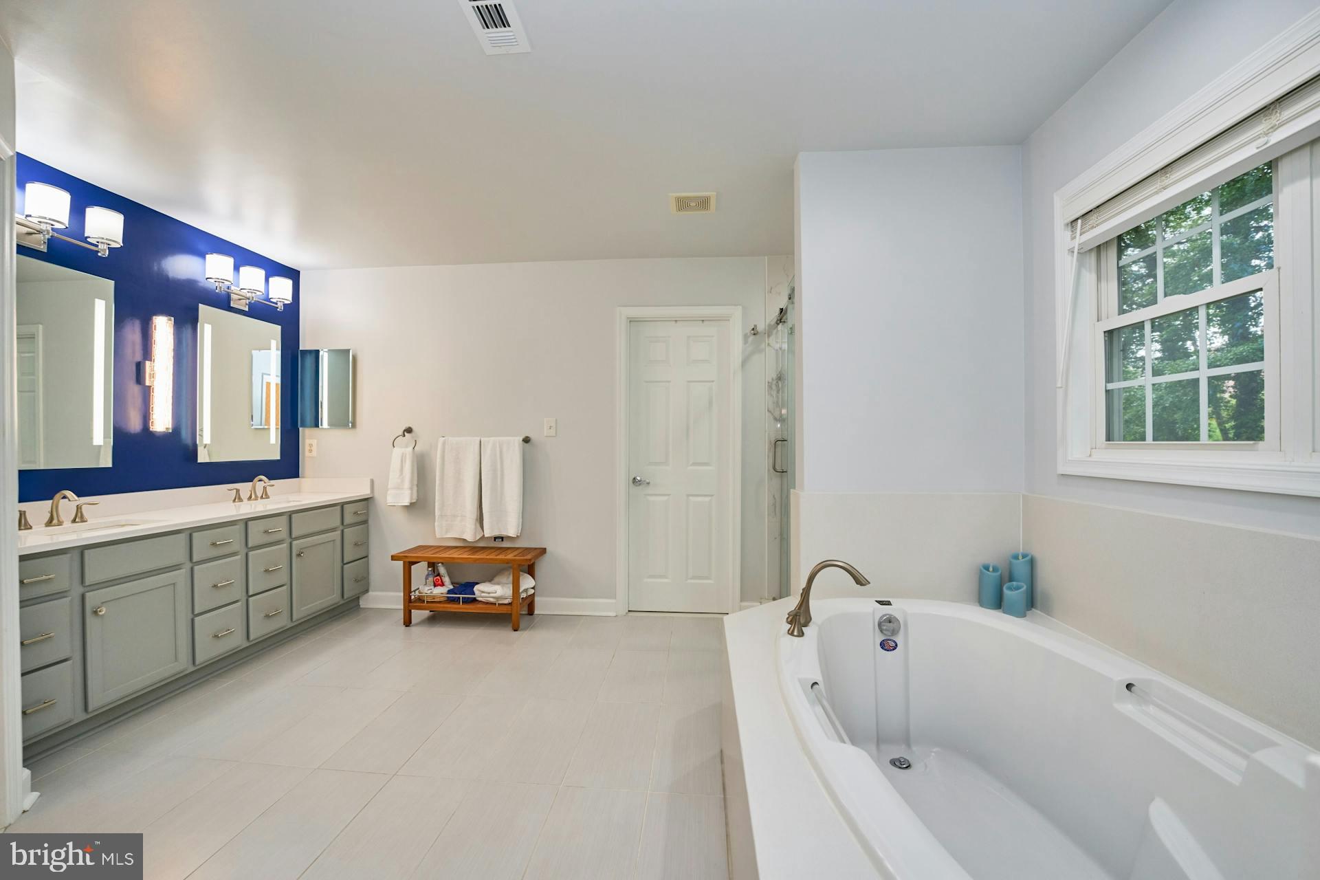 413 Adahi Road Southeast Vienna, VA 22180 - Photo 28 of 62 Upgraded Primary Bathroom w/Soaking Tub