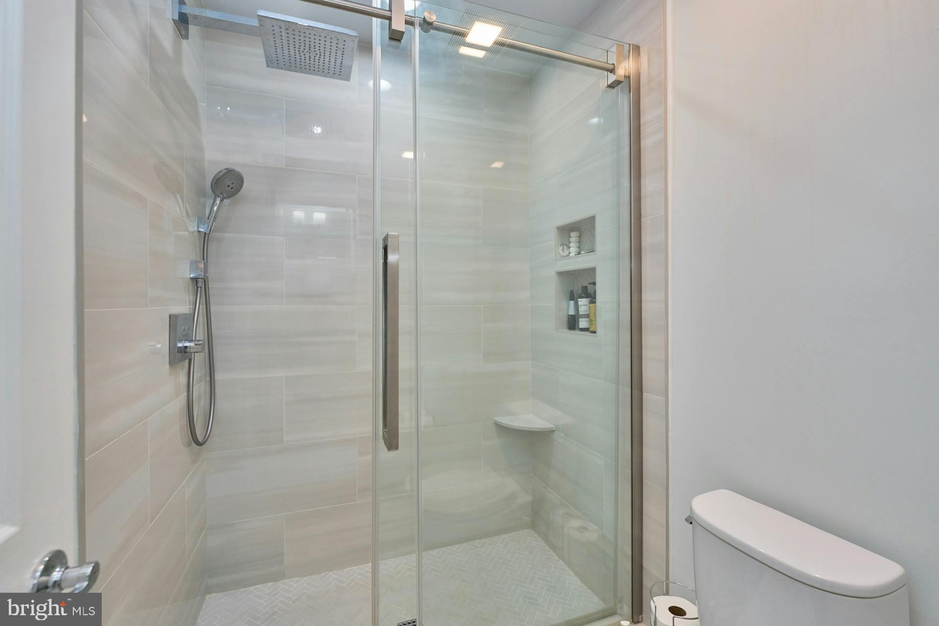 413 Adahi Road Southeast Vienna, VA 22180 - Photo 35 of 62 Upgraded Bathroom #3 w/Glass Shower Doors