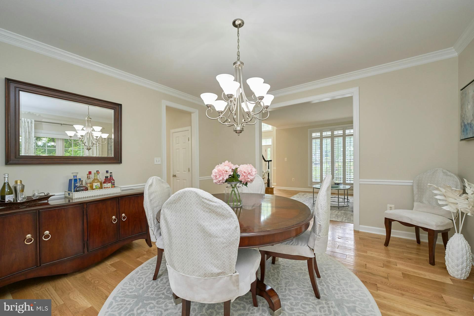 413 Adahi Road Southeast Vienna, VA 22180 - Photo 8 of 62 Formal Dining Room with Upgraded Lighting