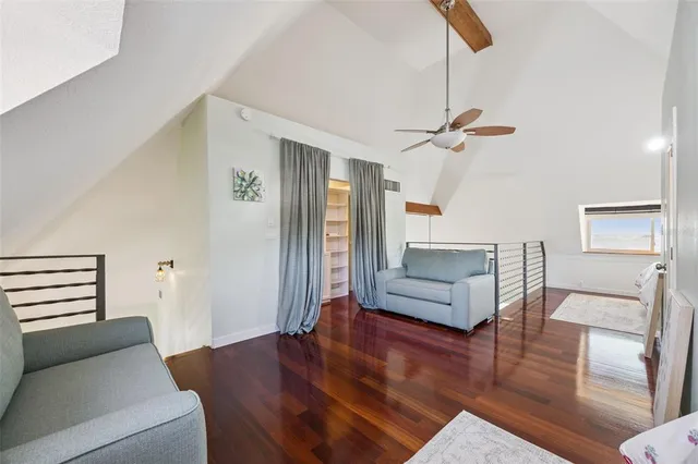 a view of an ocean and beach