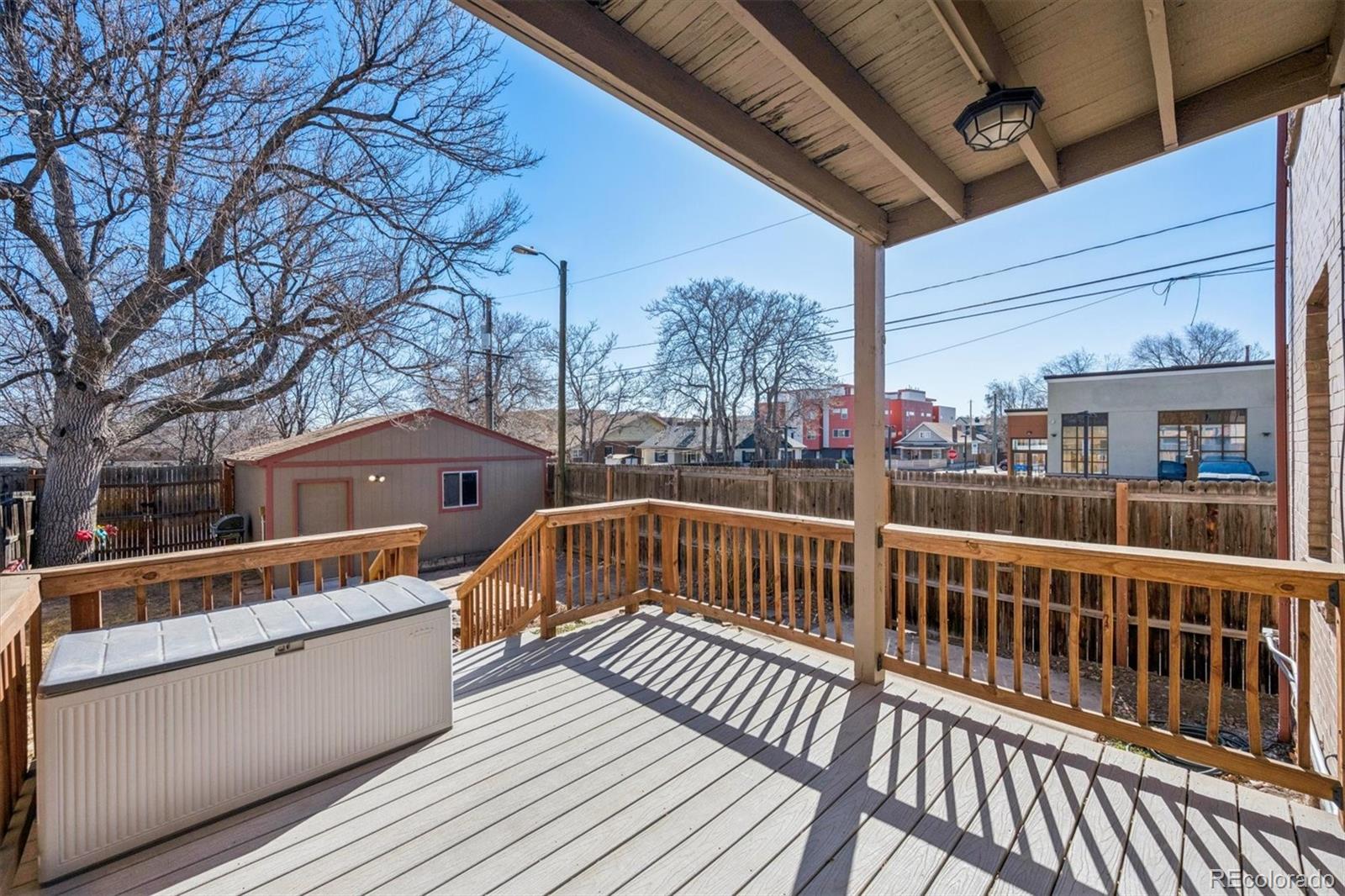 3828 Tejon Street Denver, CO 80211 - Photo 26 of 36 a view of a building from a balcony