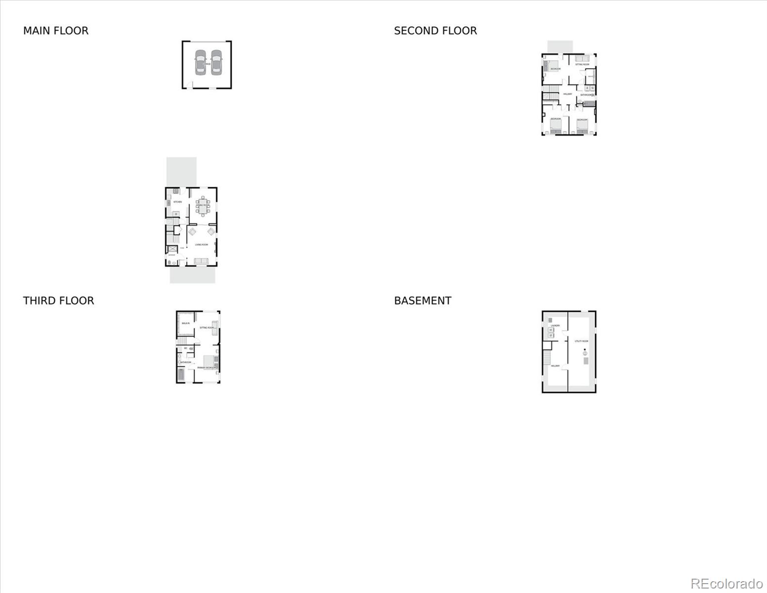 3828 Tejon Street Denver, CO 80211 - Photo 32 of 36 a picture of a wall with a white wall and a large window