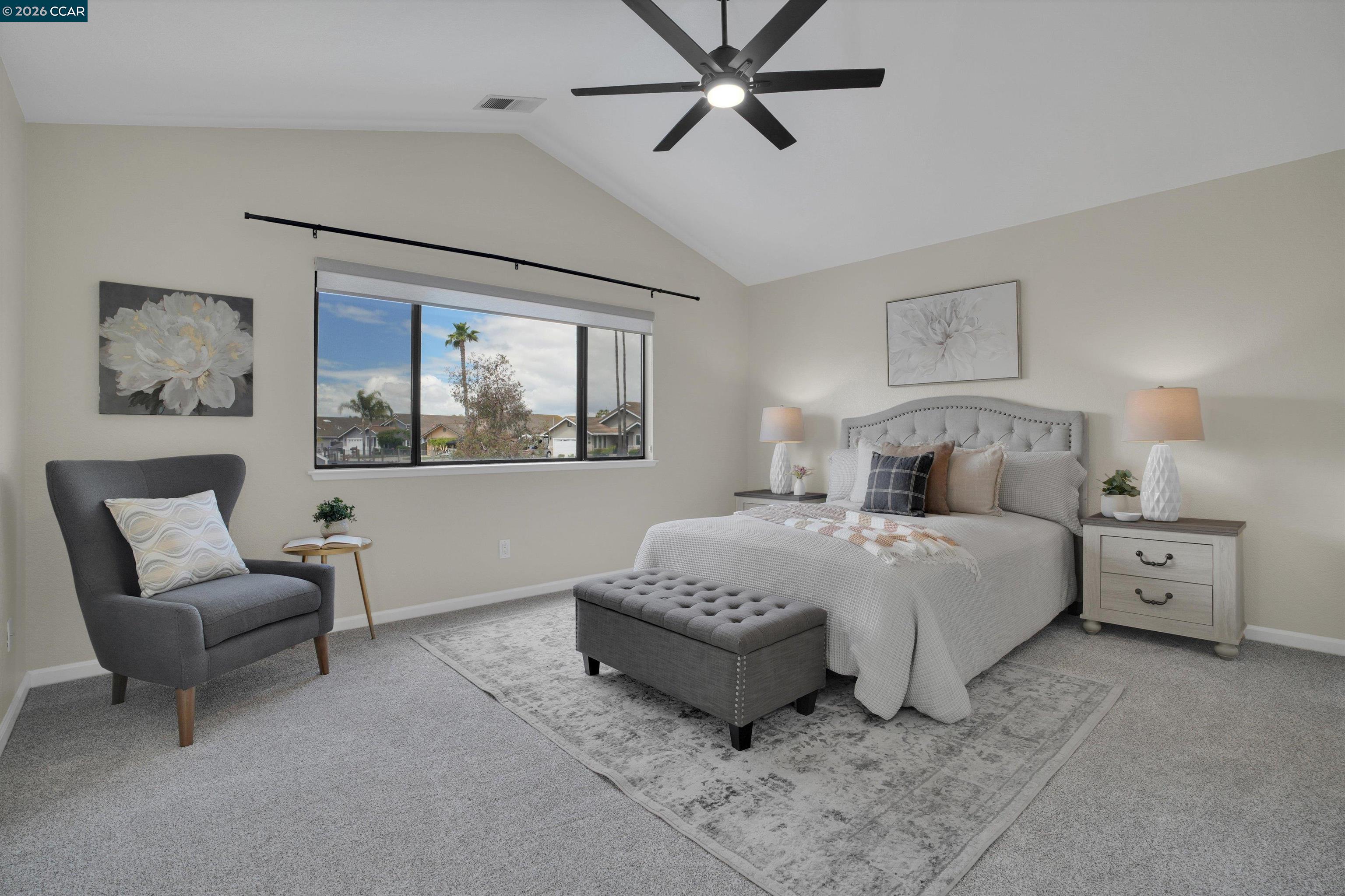 1605 Riverlake Road Discovery Bay, CA 94505 - Photo 23 of 39 a spacious bedroom with a large bed and a couch