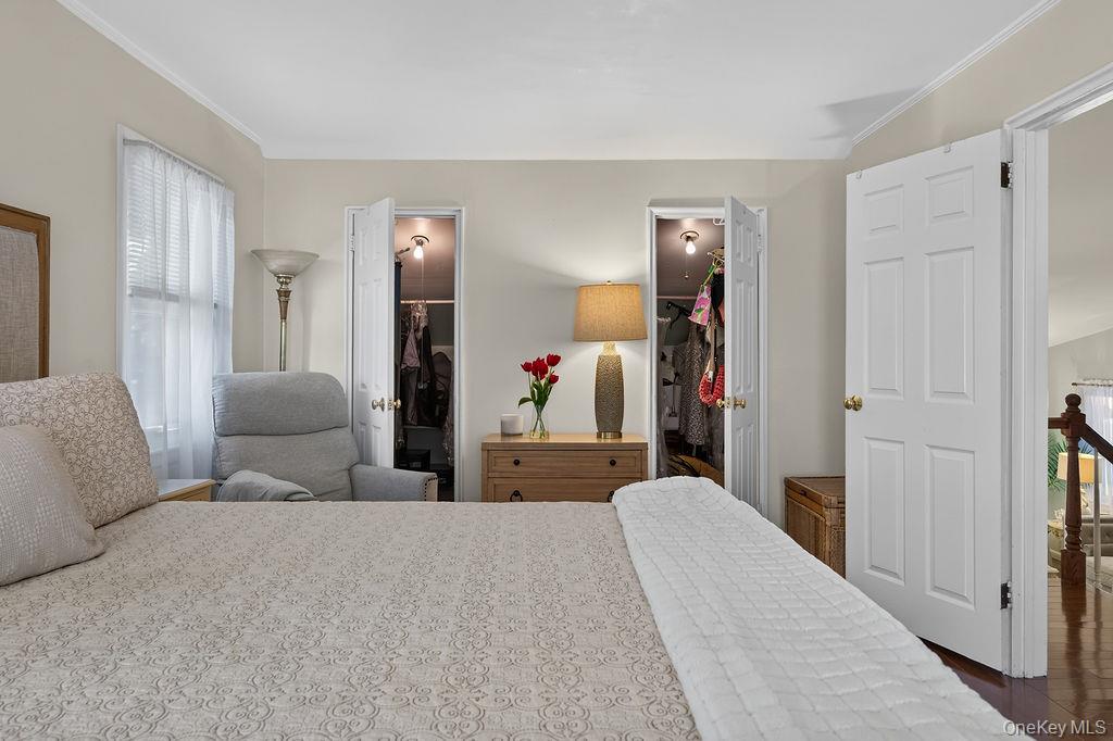 11 Oakridge Road White Plains, NY 10607 - Photo 22 of 34 primary bedroom featuring 2 walk-in closets