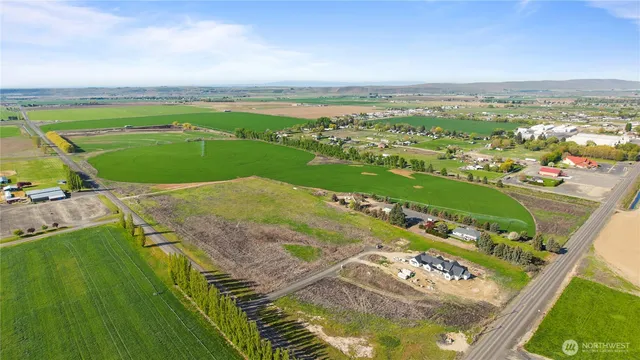 an aerial view of a football ground