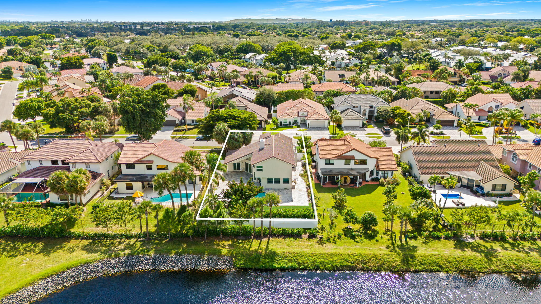 23162 L'Ermitage Circle Boca Raton, FL 33433 - Photo 1 of 48 an aerial view of residential houses with outdoor space