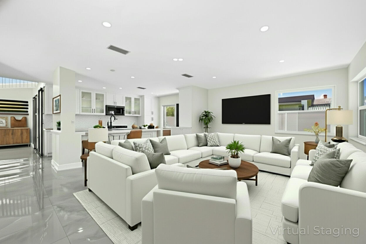 23162 L'Ermitage Circle Boca Raton, FL 33433 - Photo 16 of 48 a living room with furniture and a flat screen tv