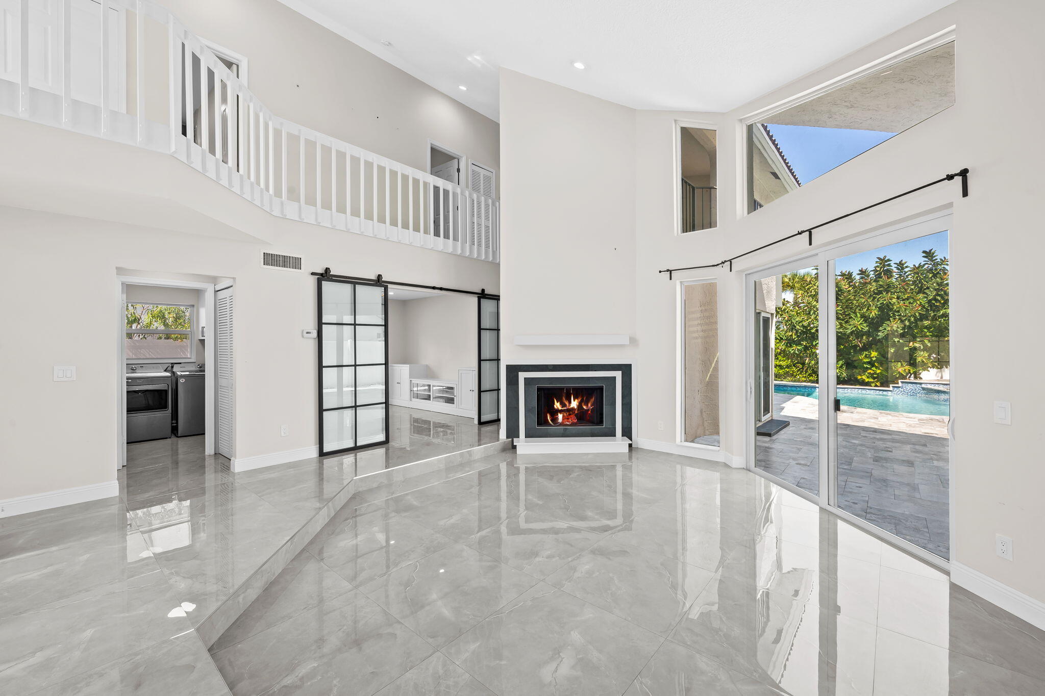 23162 L'Ermitage Circle Boca Raton, FL 33433 - Photo 6 of 48 a view of an entryway with a fireplace