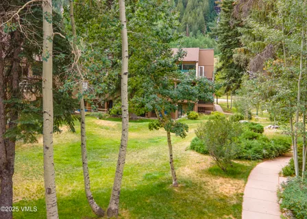 a view of a garden