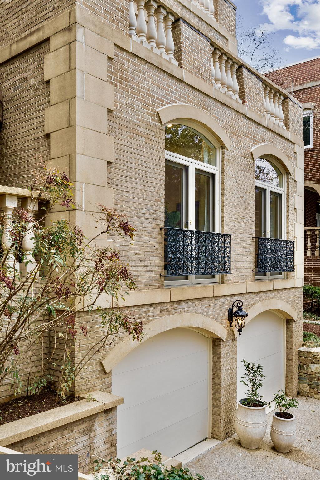 4613 Charleston Terrace Northwest Washington, DC 20007 - Photo 3 of 114 Front Facade with Main Bedroom Veranda
