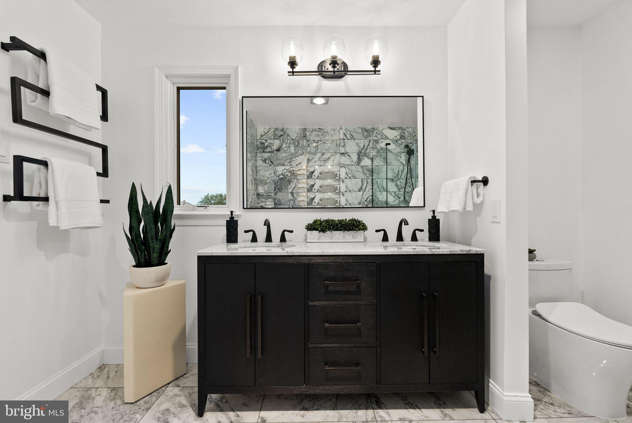 4613 Charleston Terrace Northwest Washington, DC 20007 - Photo 53 of 114 Main Bath 1 - Hers