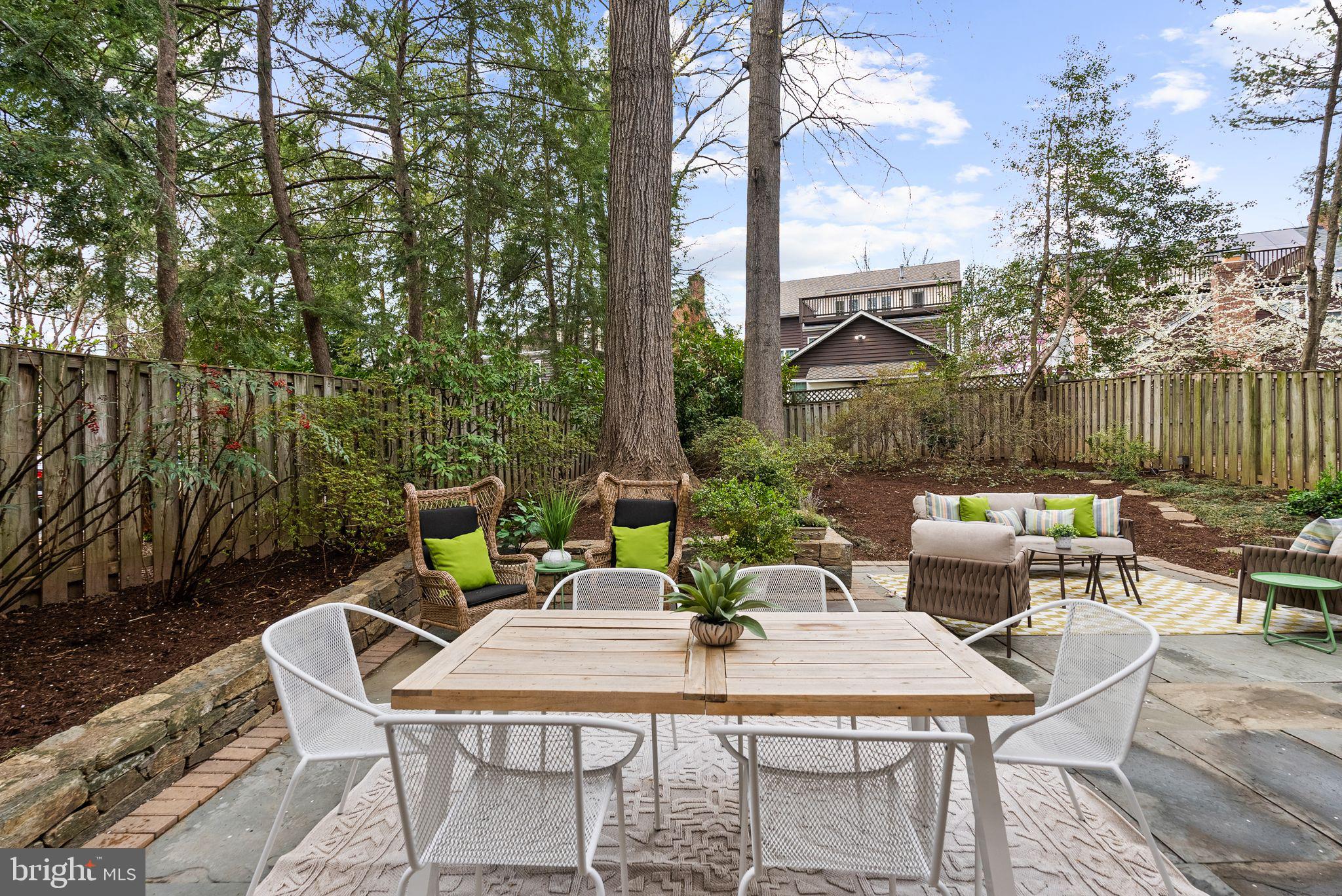 4613 Charleston Terrace Northwest Washington, DC 20007 - Photo 82 of 114 Back Yard Dining