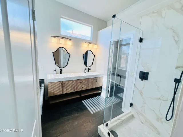 a close view of a refrigerator in kitchen