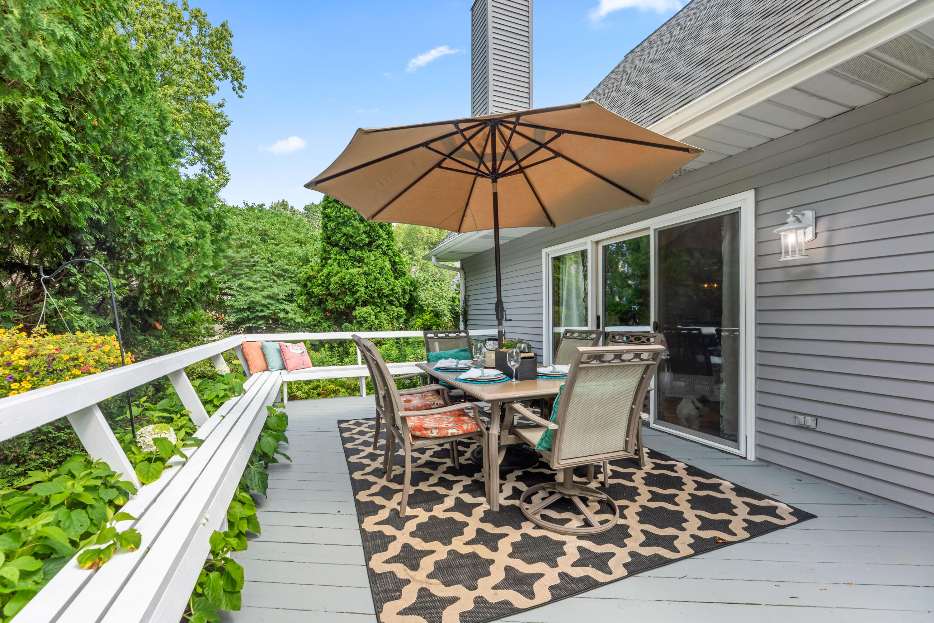 1722 Journeys Drive Delafield, WI 53029 - Photo 35 of 46 Peaceful & Spacious Deck