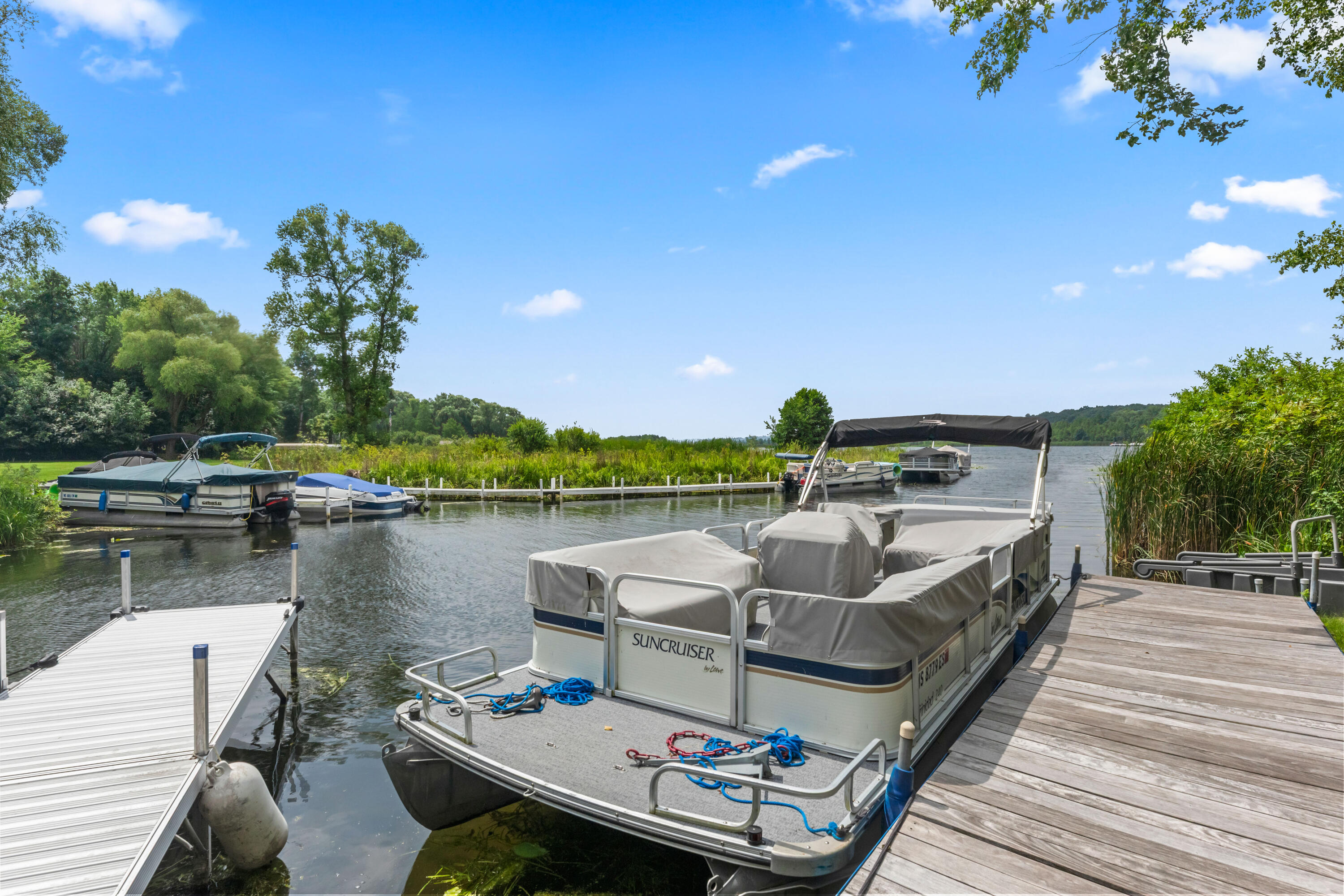 1722 Journeys Drive Delafield, WI 53029 - Photo 9 of 46 Resident Use Pontoon Boat!