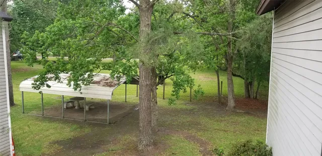 a view of a house with a balcony