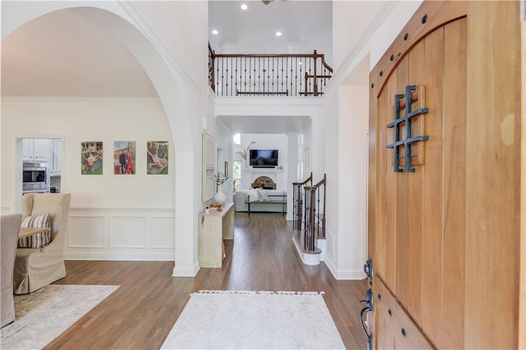 2870 Roanoke Road Cumming, GA 30041 - Photo 10 of 94 a living room with furniture and a wooden floor