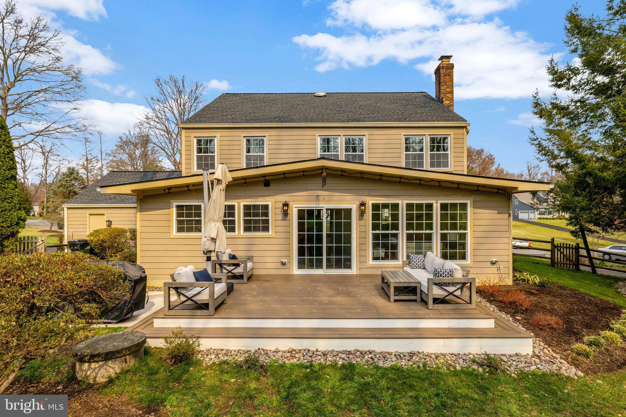 2818 Center Ridge Drive Oakton, VA 22124 - Photo 54 of 55 a front view of a house with a patio