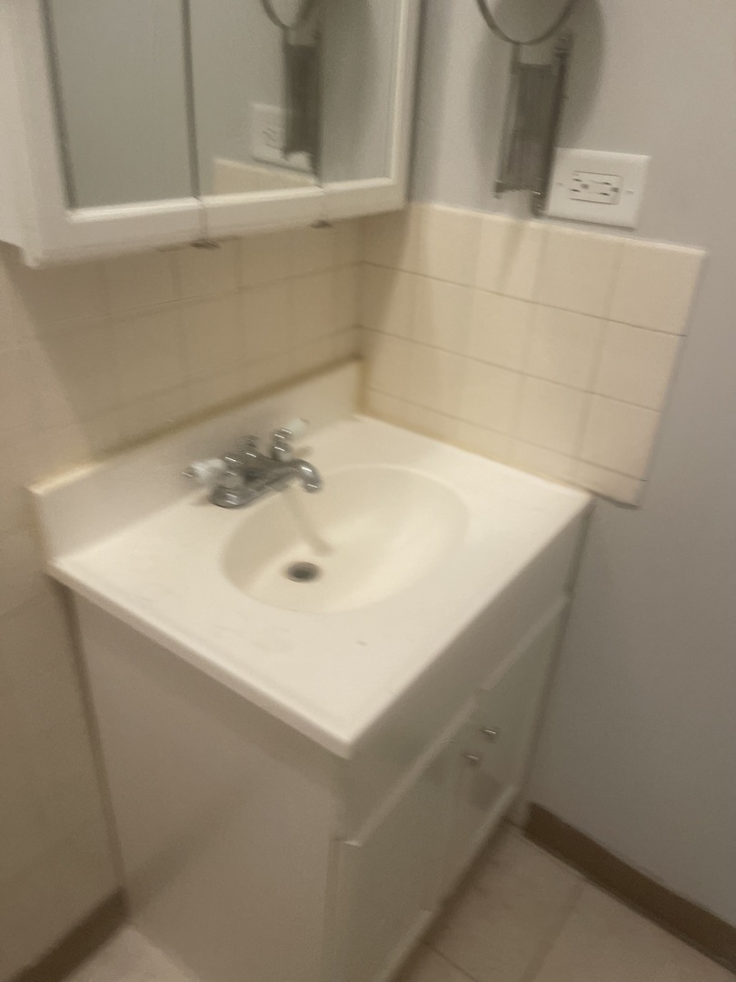 3248 North Clark Street, Unit 3F Chicago, IL 60657 - Photo 7 of 19 a bathroom with a sink and a window