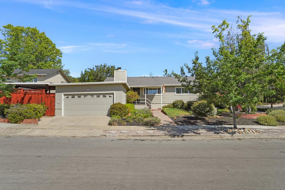 front view of house with a street