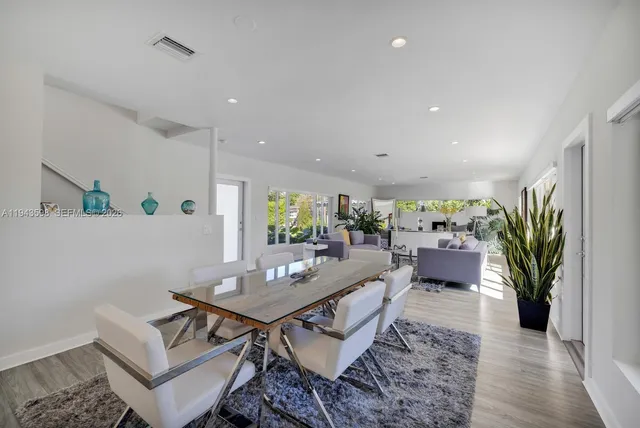 a house view with a garden space