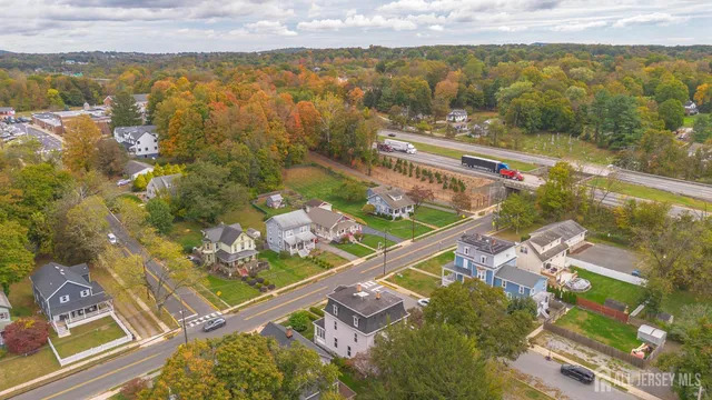 a view of a city and an ocean view
