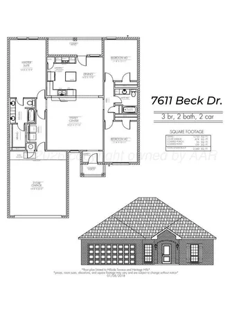 $310,500 | 7611 Beck Drive, Amarillo, TX 79119