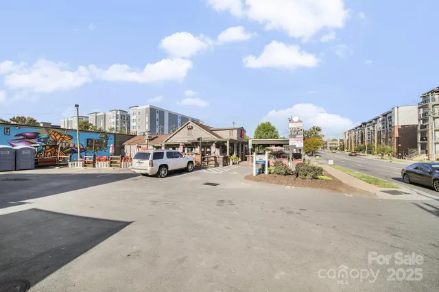 an aerial view of city