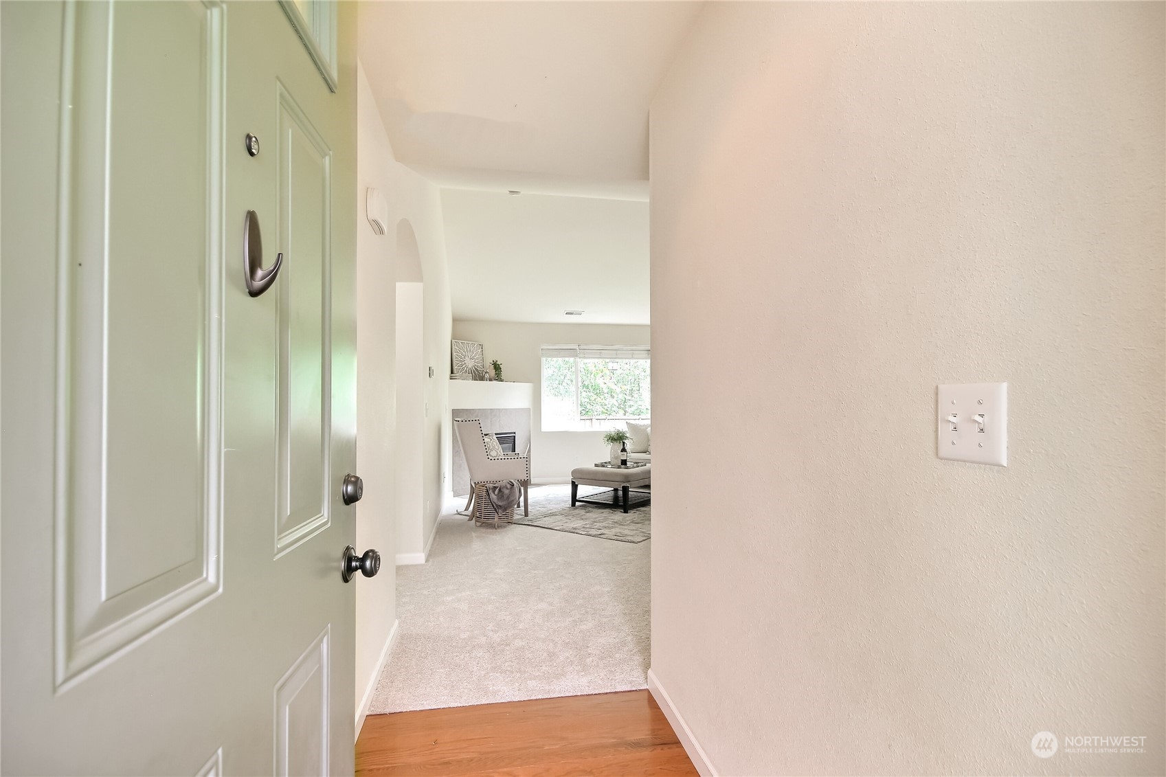 9814 201st Street East Graham, WA 98338 - Photo 2 of 40 a view of a bedroom from a hallway