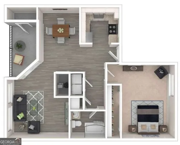 $1,083 | 3655 Westchase Villa Lane, Unit 23854F, Peachtree Corners, GA 30092