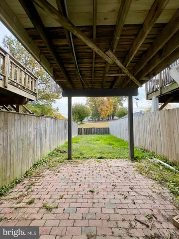 a view of a porch of the house