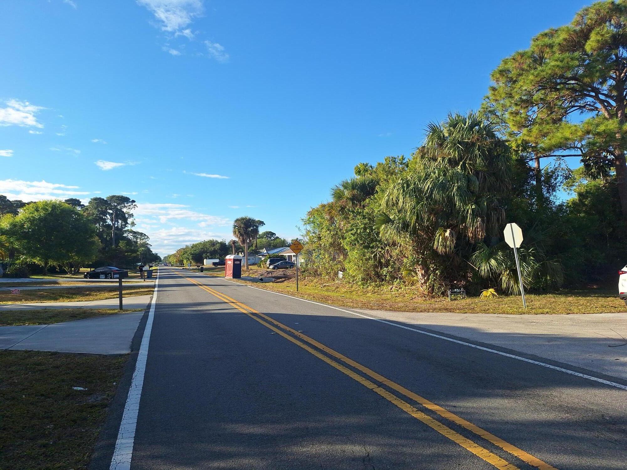 4609 Sunset Boulevard Fort Pierce, FL 34982 - Photo 2 of 2 a view of a city street from a balcony