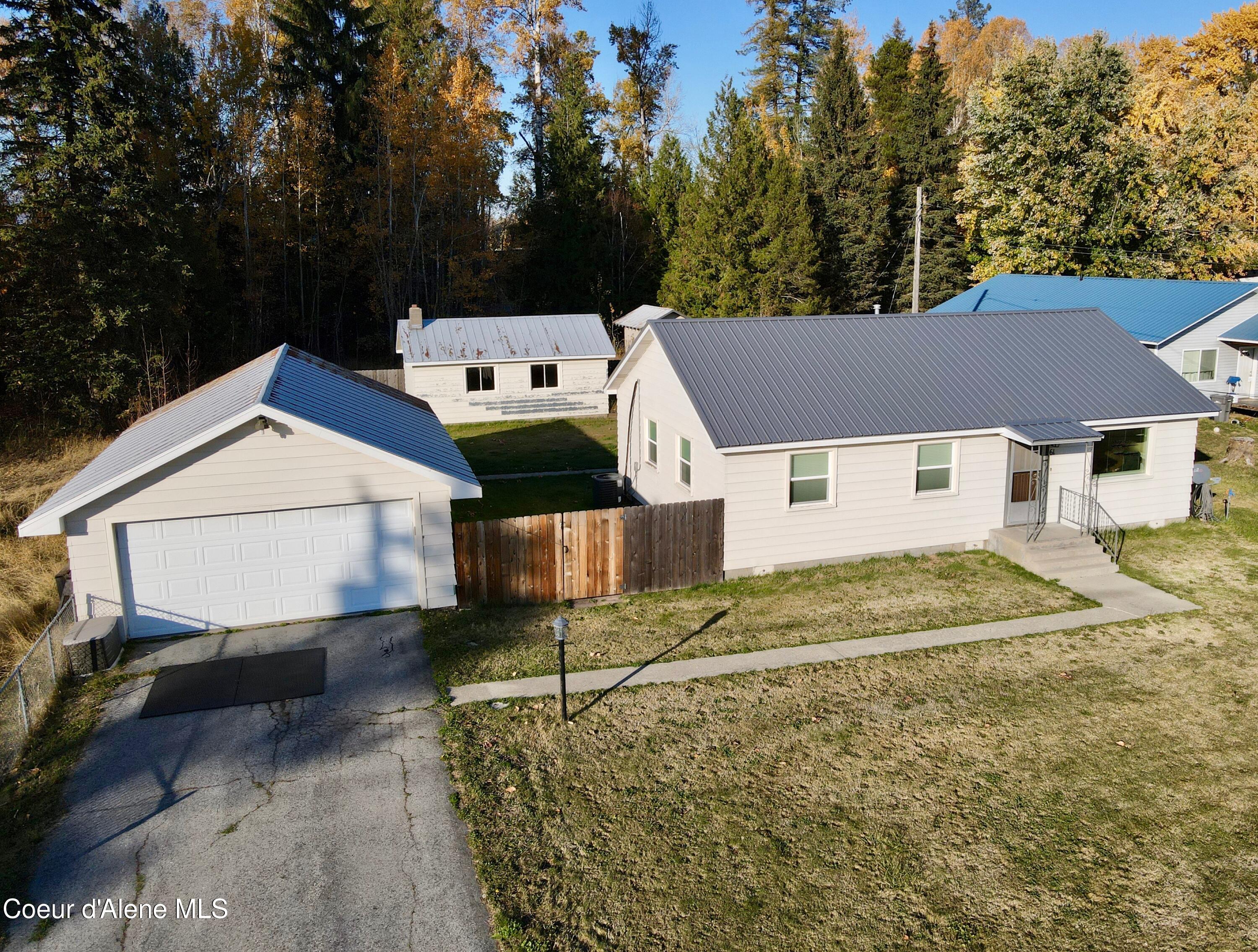 61 Whiskey Jack Road Sandpoint, ID 83864 - Photo 2 of 59 Aerial Front 1a